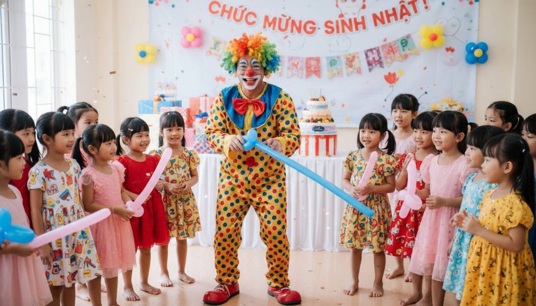 Dịch Vụ Chú Hề Vặn Bóng Tại Bình Chánh. Ảnh 1